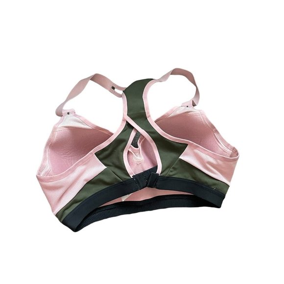Incredible Victoria's Secret Green Black and Pink Sports Bra 36C - Picture 2 of 2